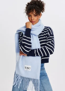 The Sting Basic sjaal met patch<DAMES Sjaals