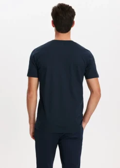 The Sting Basic t-shirt met v-hals<Heren Basics|T-Shirts