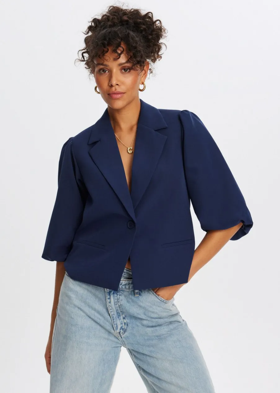 The Sting Blazer met pofmouwen<DAMES Blazers En Gilets