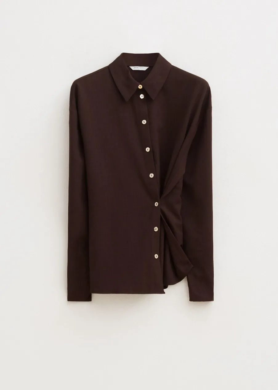 The Sting Blouse met knoopdetail<DAMES Blouses