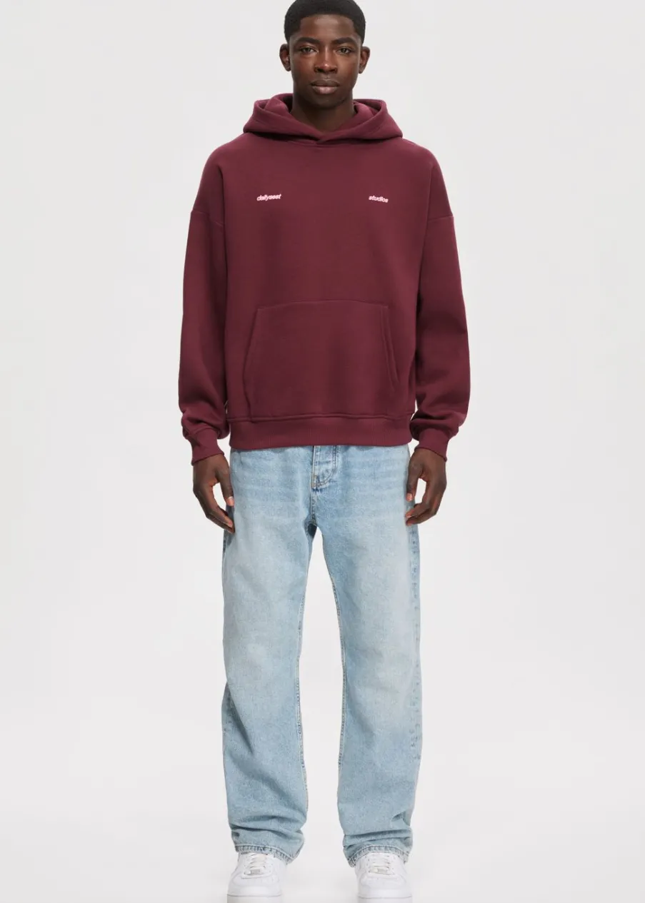 The Sting Boxy hoodie met backprint<Heren Sweaters En Hoodies