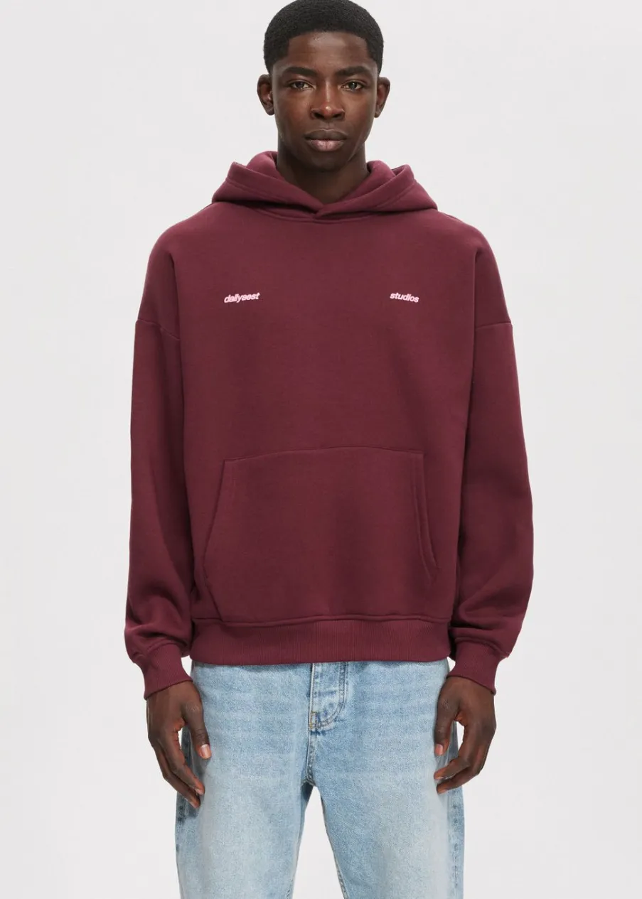 The Sting Boxy hoodie met backprint<Heren Sweaters En Hoodies