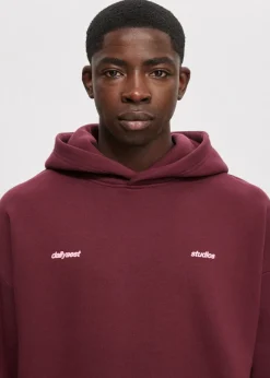 The Sting Boxy hoodie met backprint<Heren Sweaters En Hoodies