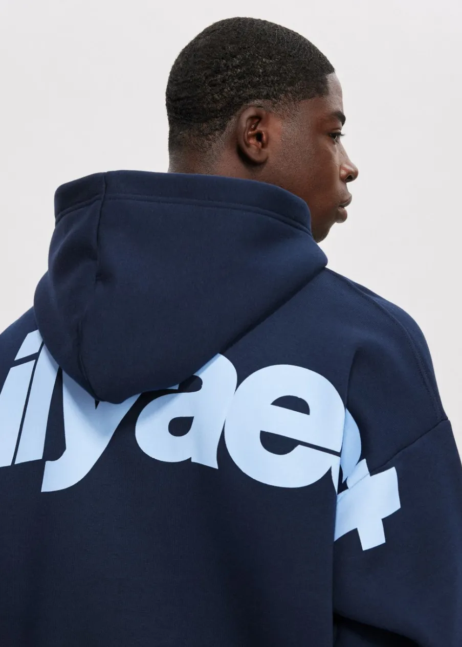 The Sting Boxy hoodie met backprint<Heren Sweaters En Hoodies