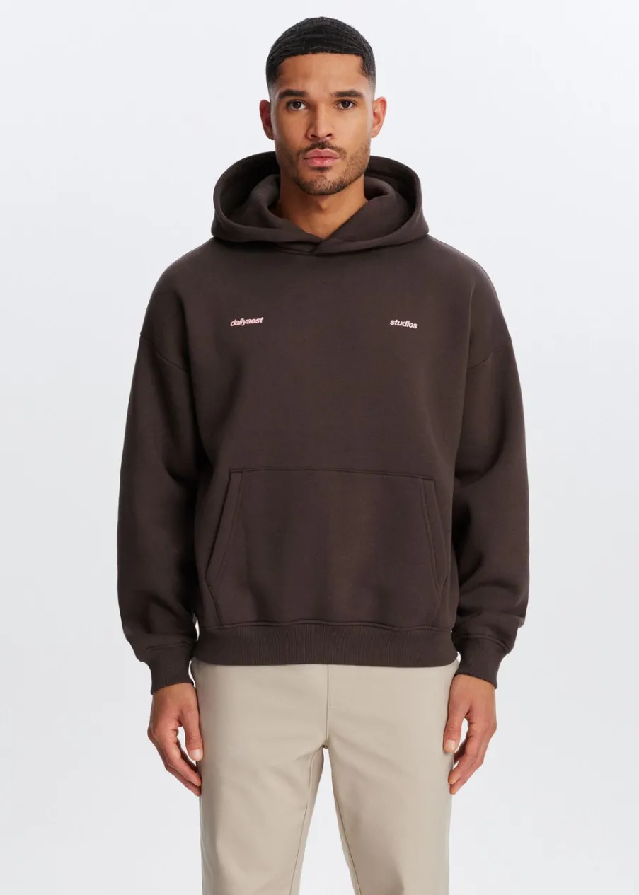 The Sting Boxy hoodie met backprint<Heren Sweaters En Hoodies