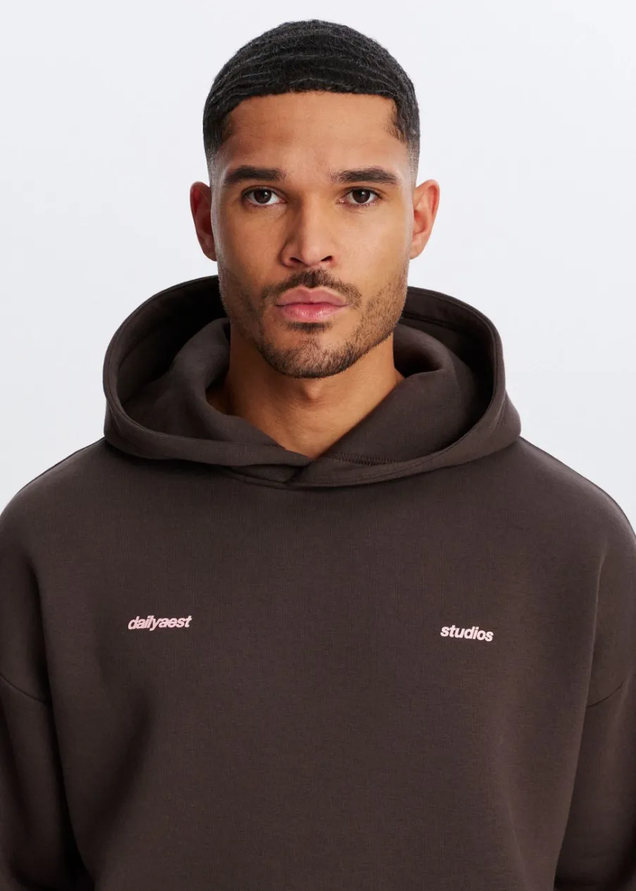 The Sting Boxy hoodie met backprint<Heren Sweaters En Hoodies