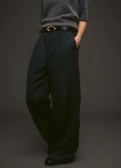 The Sting Broek met melange look<DAMES Broeken