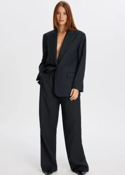 The Sting Broek met melange look<DAMES Broeken