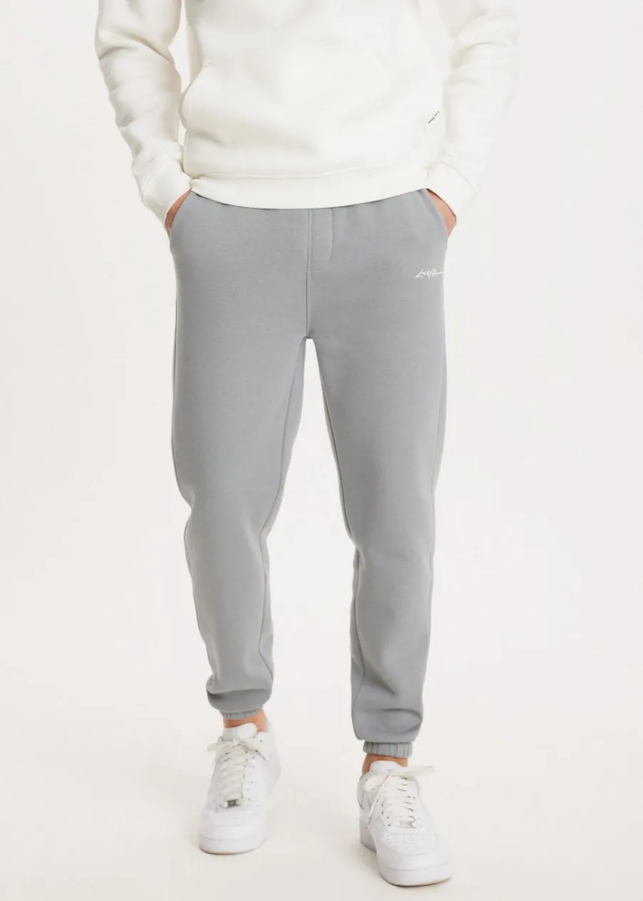 The Sting Brushed cuffed sweatpants<Heren Basics|Broeken