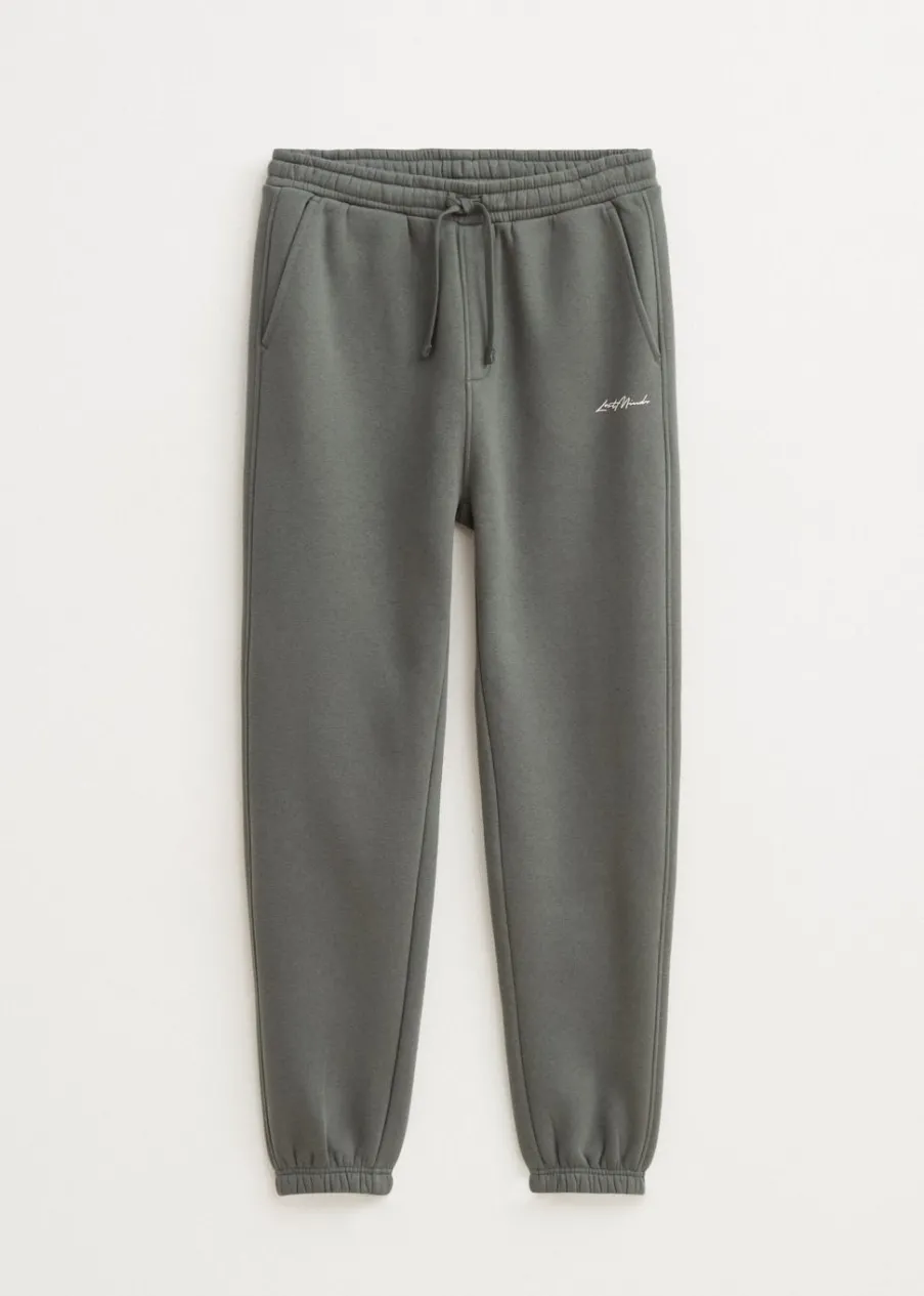 The Sting Brushed cuffed sweatpants<Heren Basics|Broeken