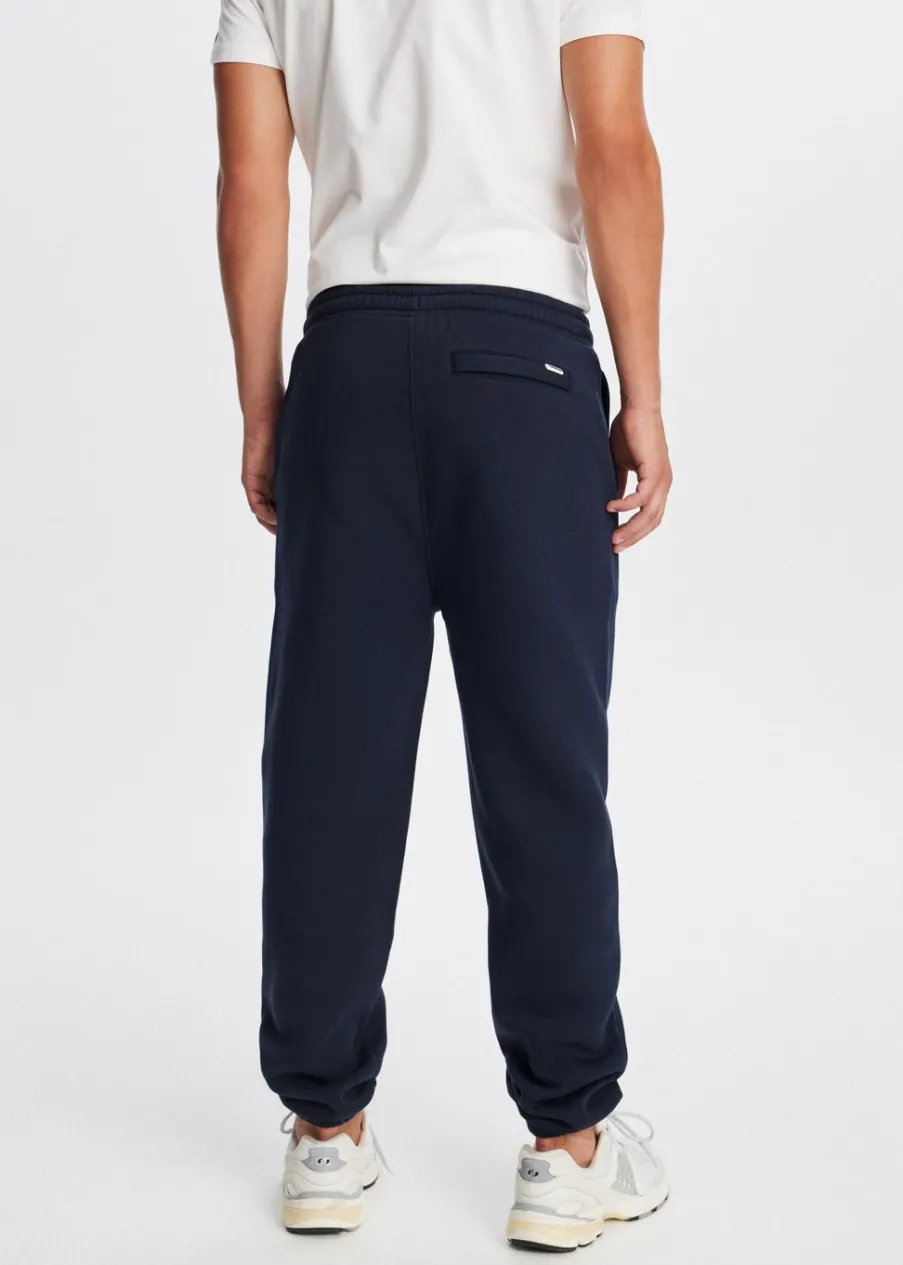 The Sting Brushed cuffed sweatpants<Heren Basics|Broeken