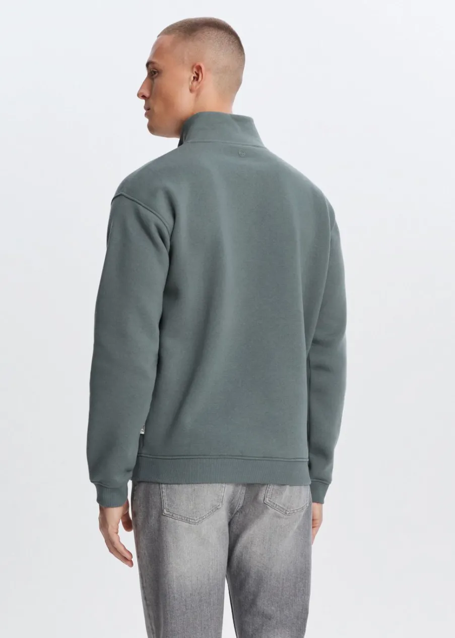 The Sting Brushed half zip sweater<Heren Sweaters En Hoodies