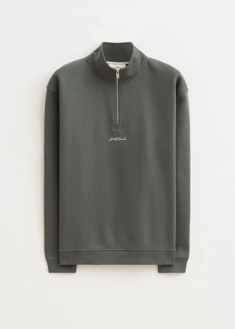 The Sting Brushed half zip sweater<Heren Sweaters En Hoodies