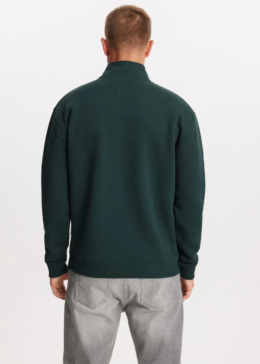 The Sting Brushed half zip sweater<Heren Sweaters En Hoodies