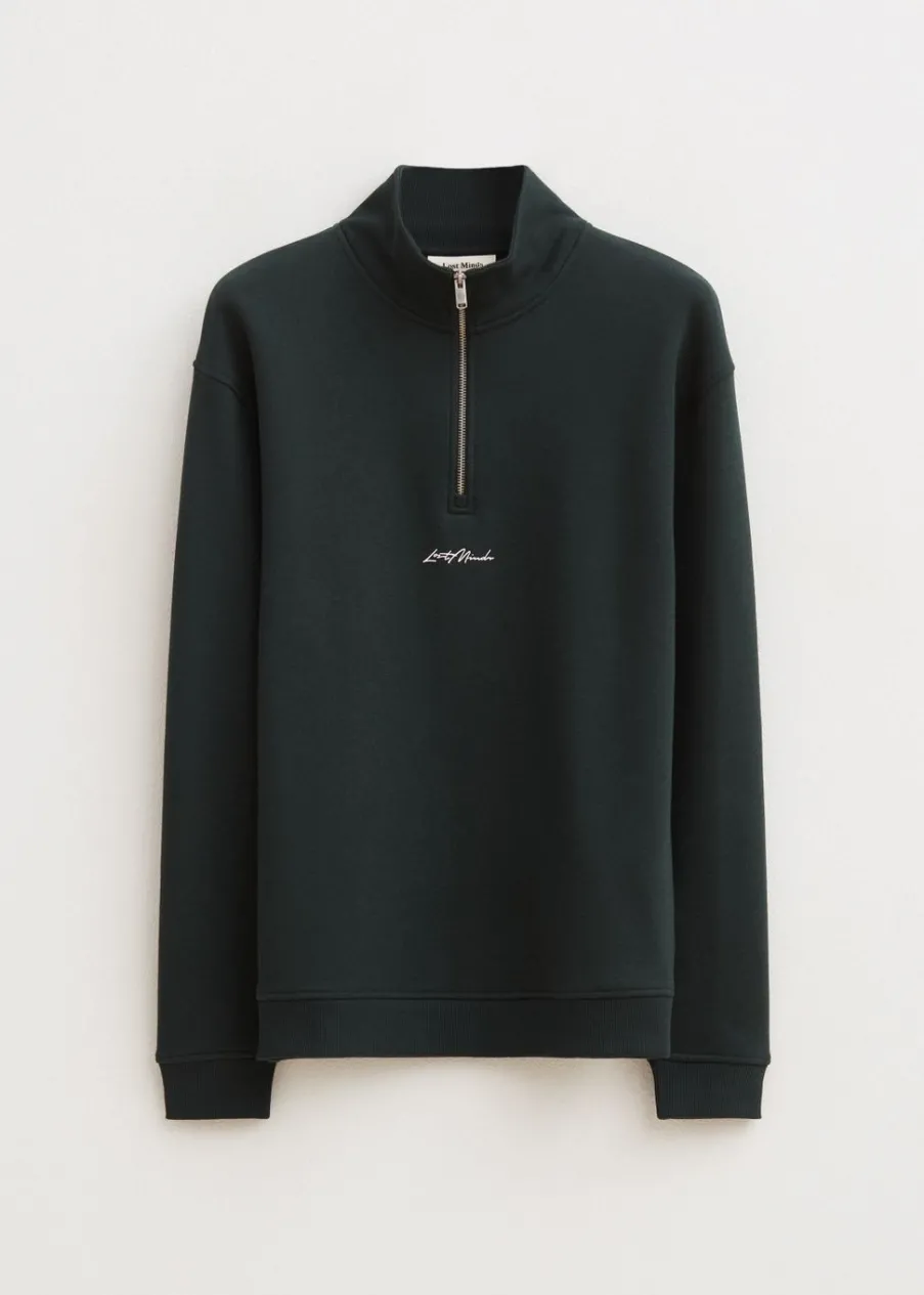 The Sting Brushed half zip sweater<Heren Sweaters En Hoodies