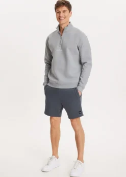 The Sting Brushed half zip sweater<Heren Sweaters En Hoodies