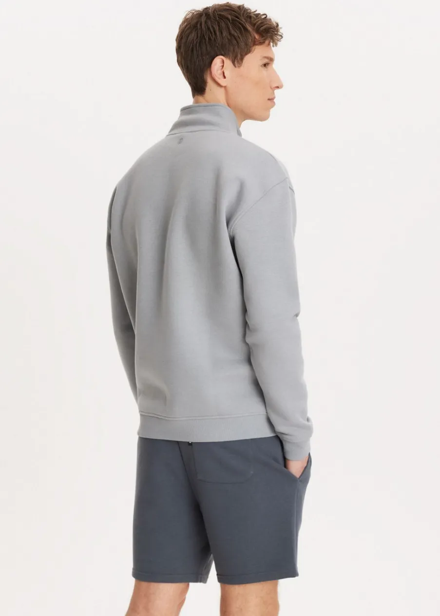 The Sting Brushed half zip sweater<Heren Sweaters En Hoodies