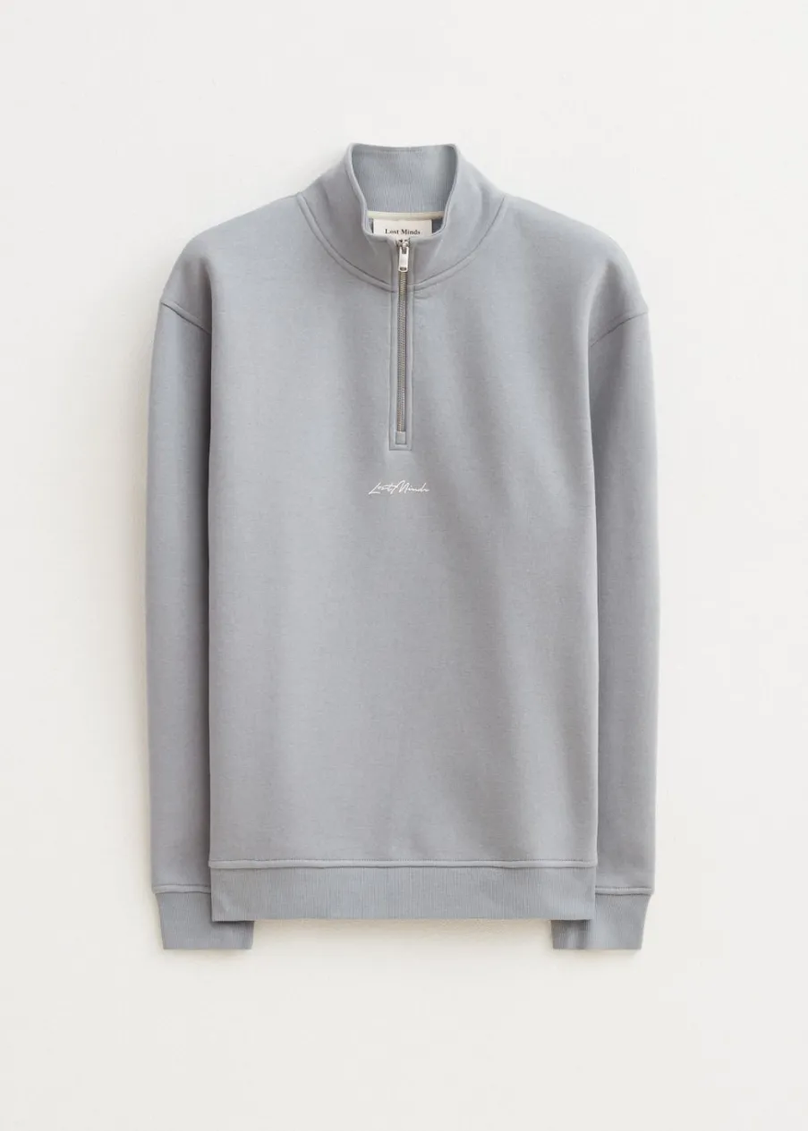 The Sting Brushed half zip sweater<Heren Sweaters En Hoodies