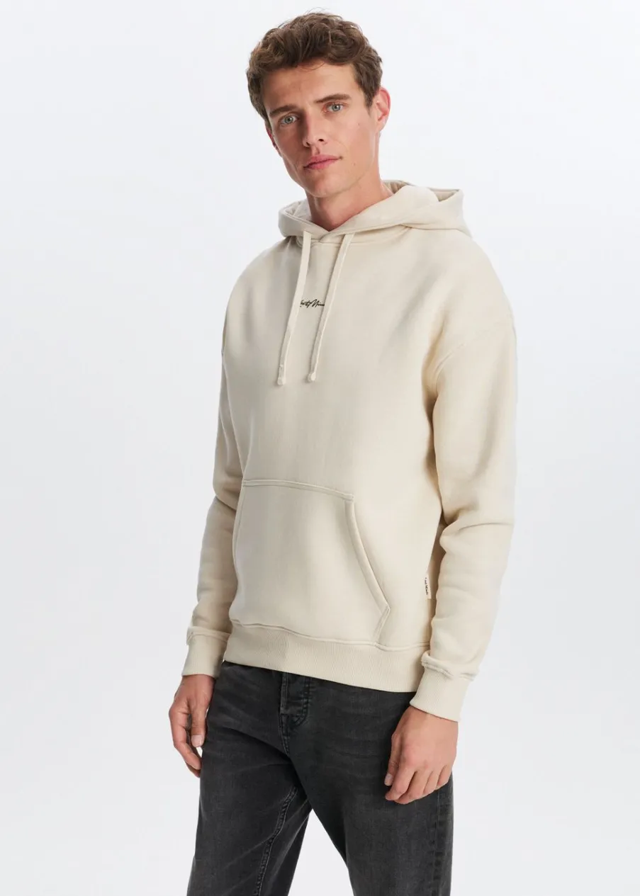 The Sting Brushed hoodie met logo<Heren Sweaters En Hoodies