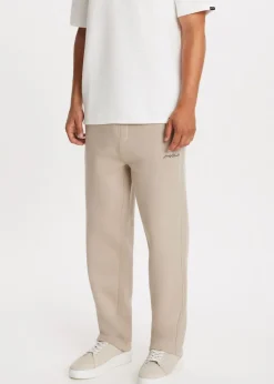 The Sting Brushed straight leg joggingbroek<Heren Basics|Broeken