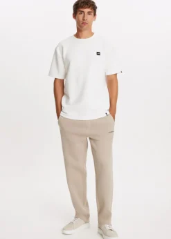 The Sting Brushed straight leg joggingbroek<Heren Basics|Broeken