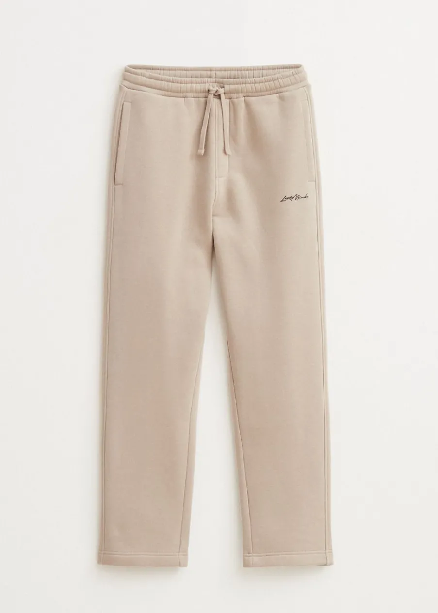 The Sting Brushed straight leg joggingbroek<Heren Basics|Broeken