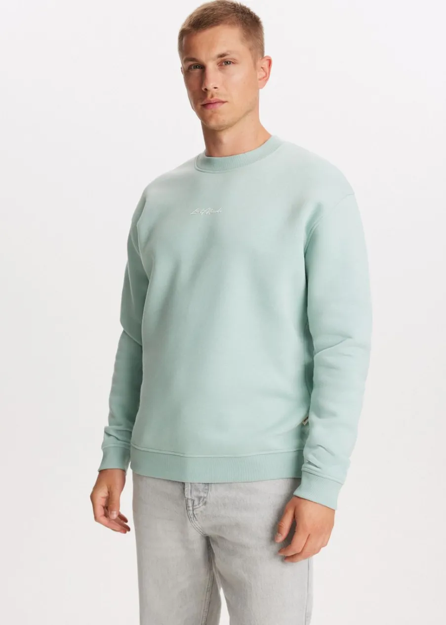 The Sting Brushed written sweater<Heren Sweaters En Hoodies