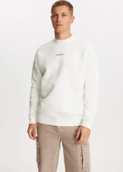 The Sting Brushed written sweater<Heren Sweaters En Hoodies