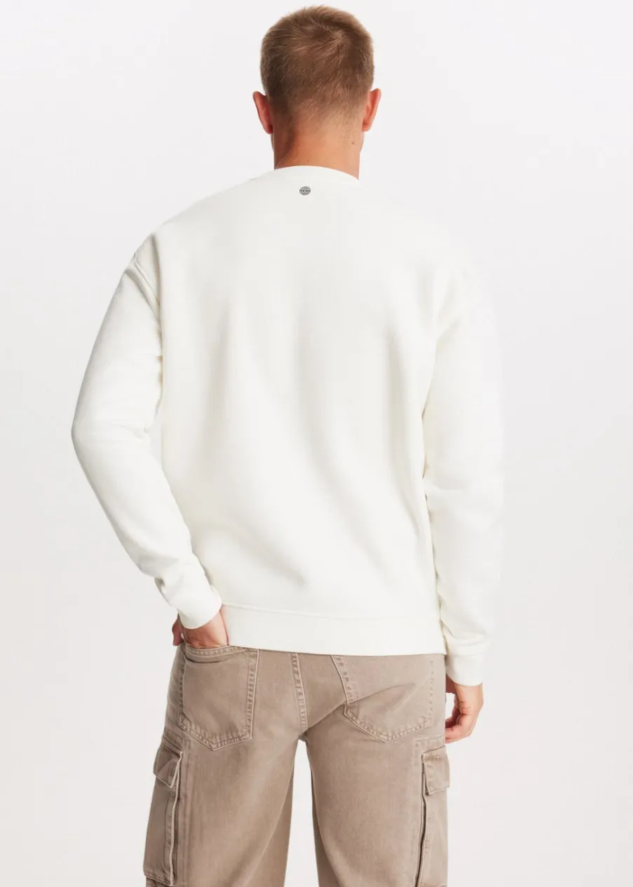 The Sting Brushed written sweater<Heren Sweaters En Hoodies