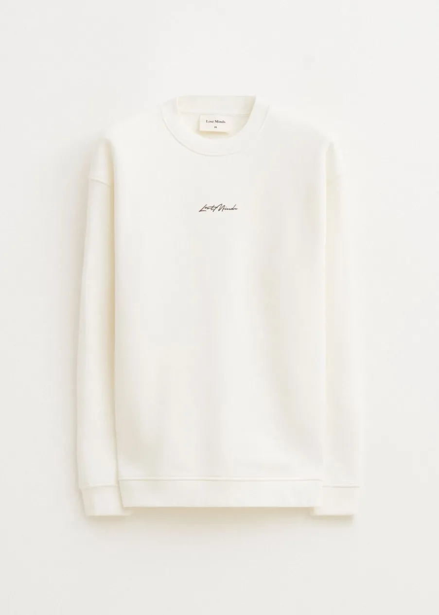 The Sting Brushed written sweater<Heren Sweaters En Hoodies