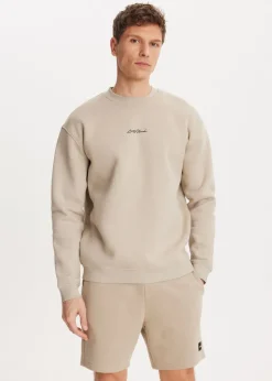 The Sting Brushed written sweater<Heren Sweaters En Hoodies