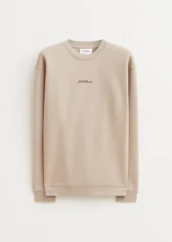 The Sting Brushed written sweater<Heren Sweaters En Hoodies