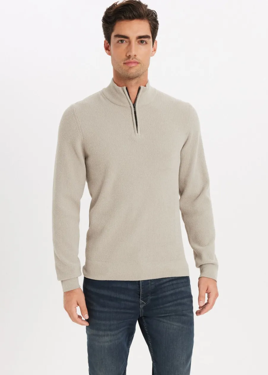 The Sting Chenille half zip trui<Heren Truien En Vesten