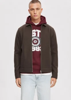 The Sting Conor overshirt met rits<Heren Overshirts