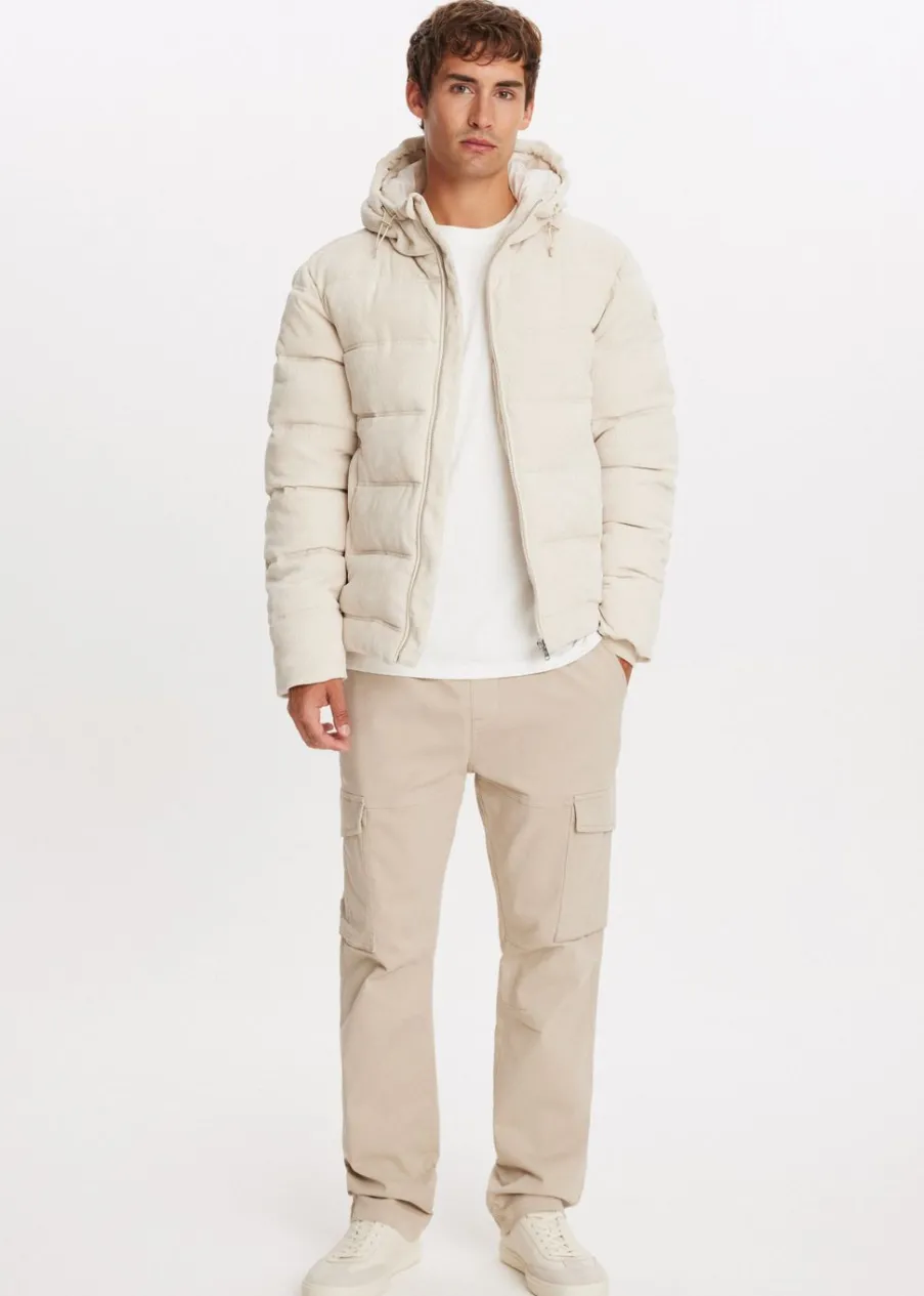 The Sting Corduroy gewatteerde jas<Heren Jassen