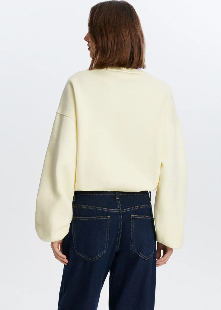 The Sting Cropped sweater met print<DAMES Sweaters En Hoodies