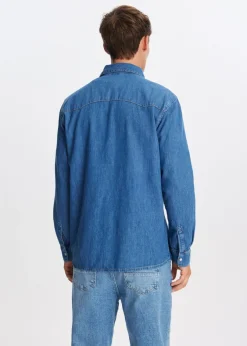 The Sting Denim overhemd<Heren Overhemden