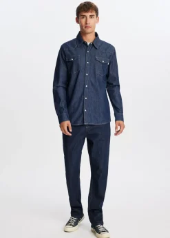 The Sting Denim overhemd<Heren Overhemden