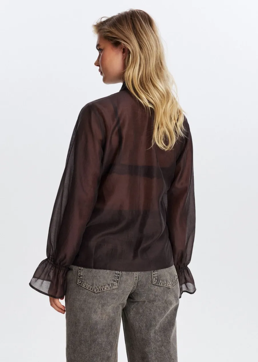 The Sting Doorschijnende blouse<DAMES Blouses