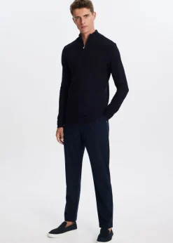 The Sting Fijngebreide polo<Heren Polo's|Truien En Vesten