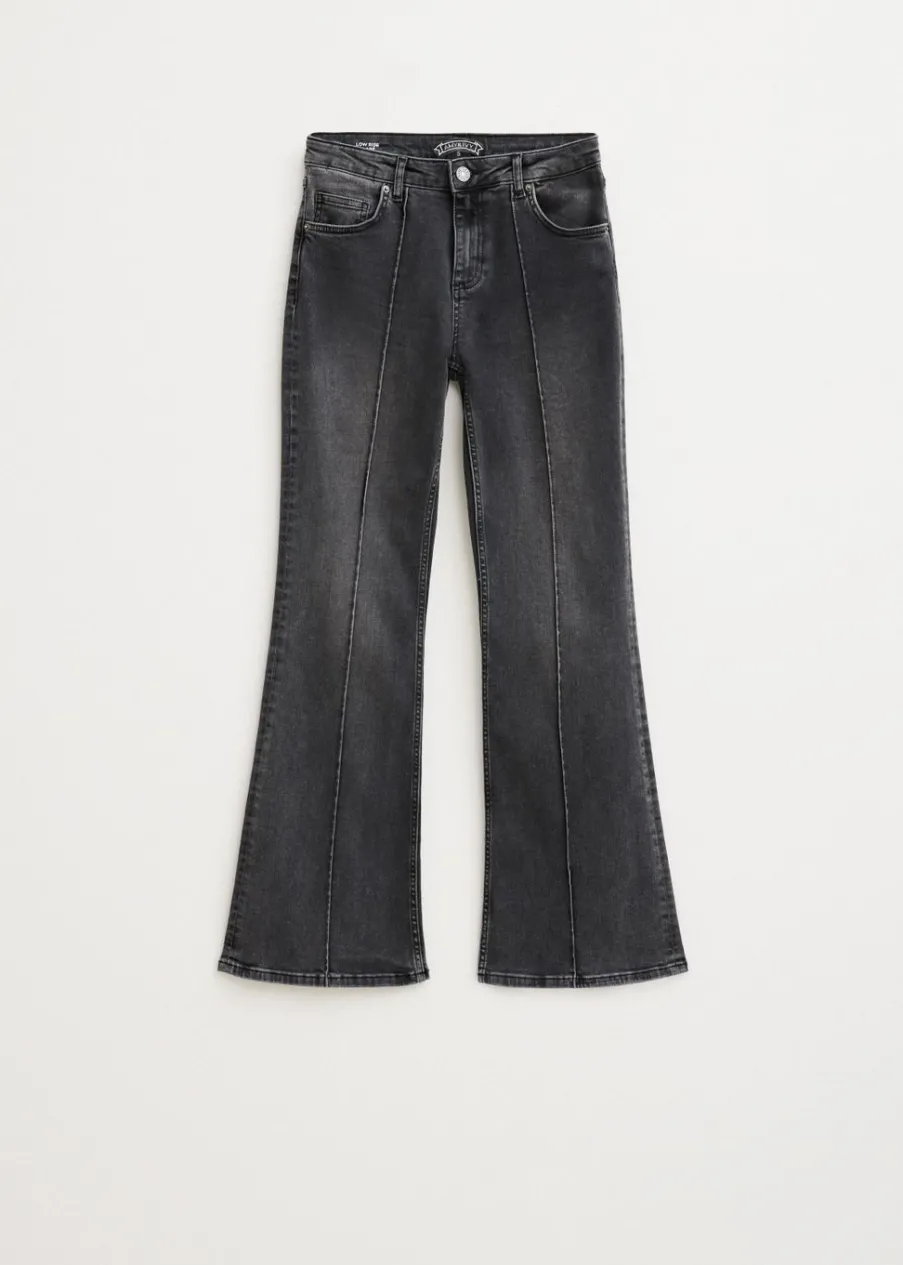 The Sting Flared jeans met pintuck<DAMES Jeans