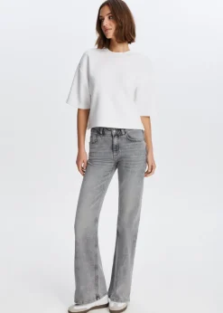 The Sting Flared jeans met printdetail<DAMES Jeans