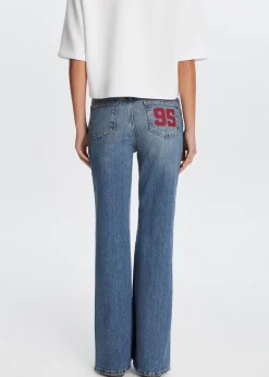 The Sting Flared jeans met printdetail<DAMES Jeans