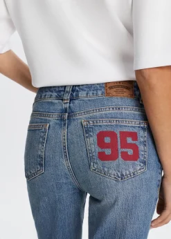 The Sting Flared jeans met printdetail<DAMES Jeans