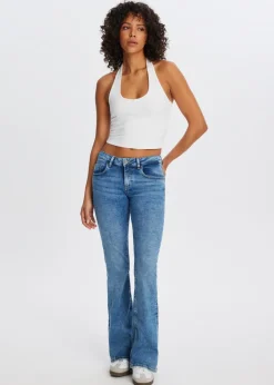 The Sting Flared jeans met sterren<DAMES Jeans