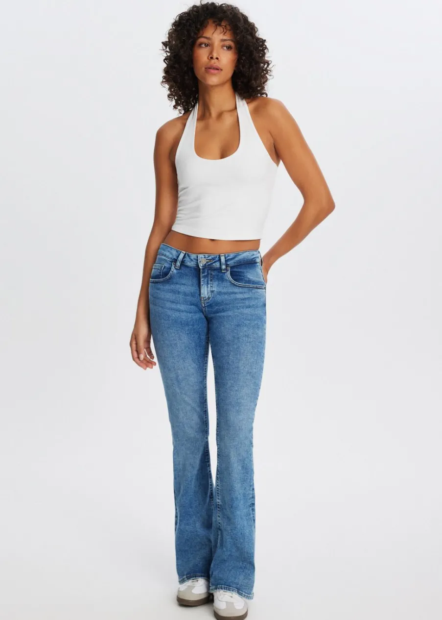The Sting Flared jeans met sterren<DAMES Jeans