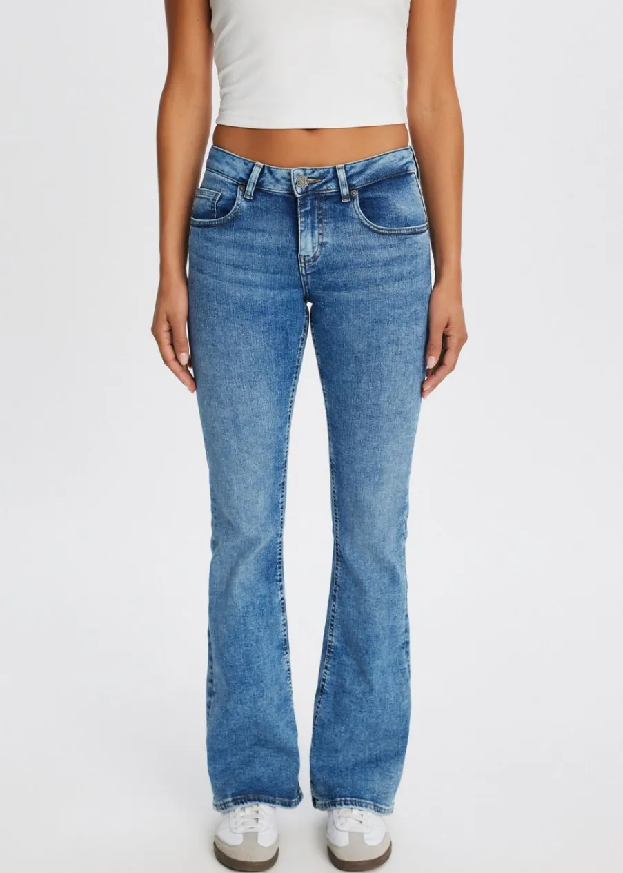 The Sting Flared jeans met sterren<DAMES Jeans