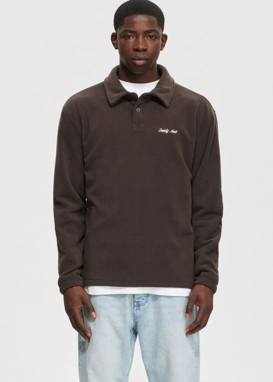 The Sting Fleece polo<Heren Polo's|Sweaters En Hoodies