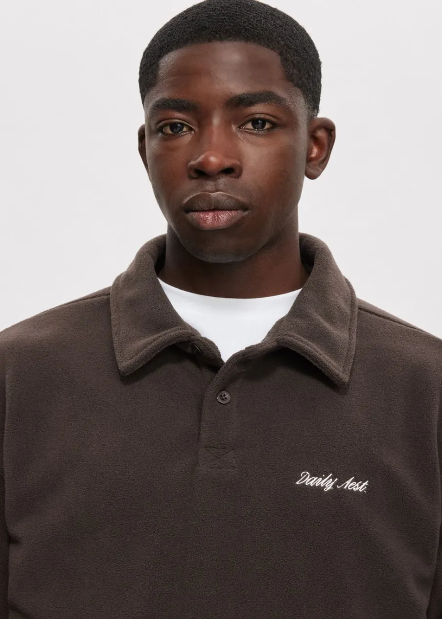 The Sting Fleece polo<Heren Polo's|Sweaters En Hoodies