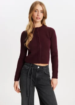 The Sting Gebreid vest met knopen<DAMES Basics|Truien En Vesten